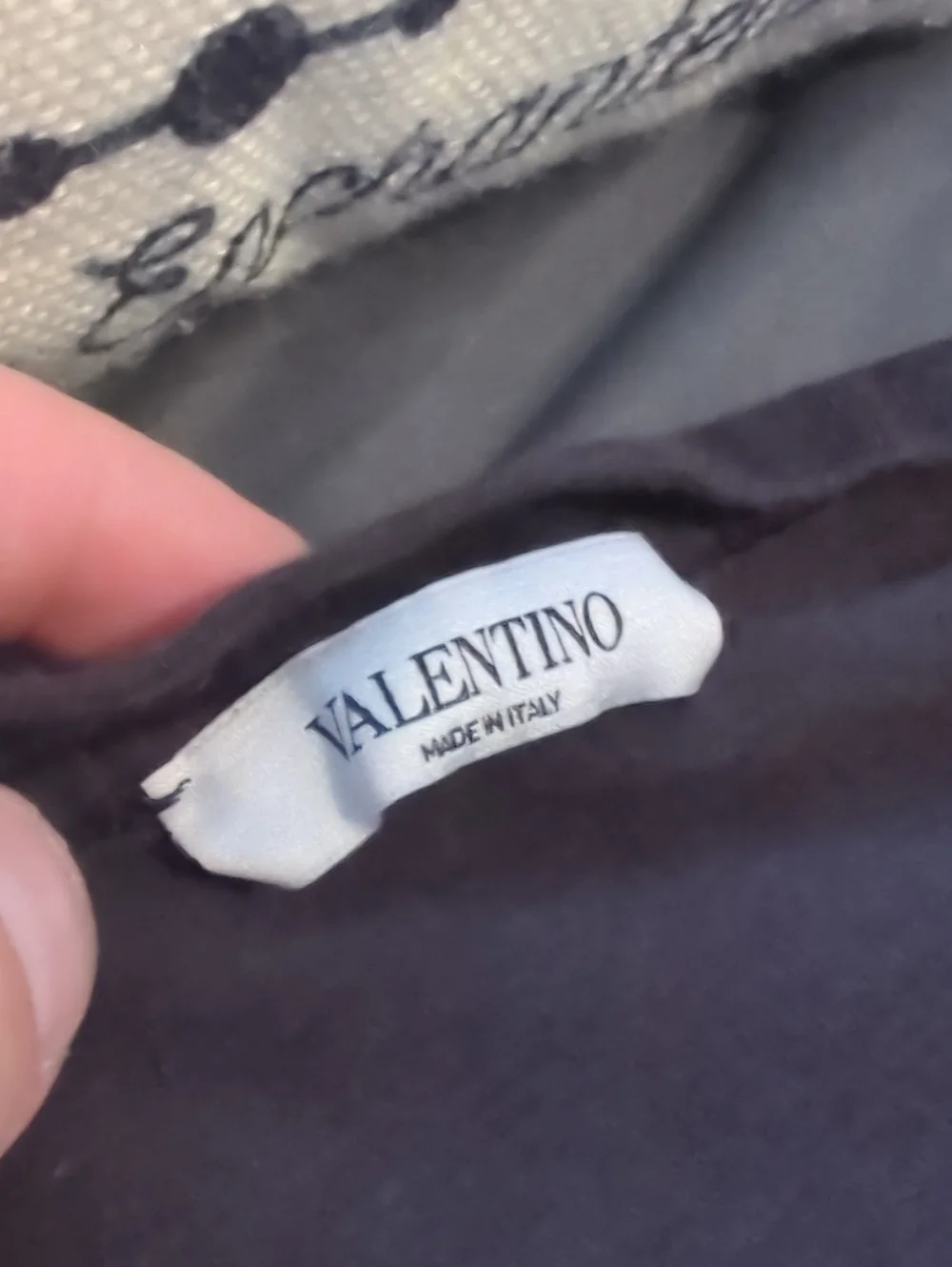 Authentic‎ Black Valentino Pocket Tee Shirt Size M - Made In Italy